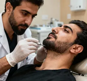 کاشت ریش و سبیل